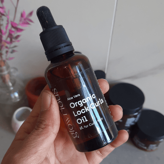 Aloe Vera and Our Curly Hair Organic Lock Curls Oil - Glowrious