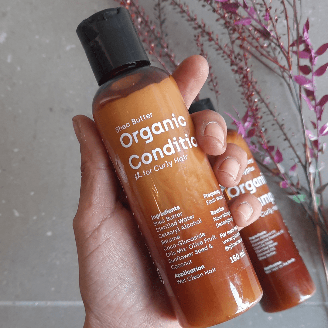 Shea Butter and Our Curly Hair Organic Conditioner - Glowrious