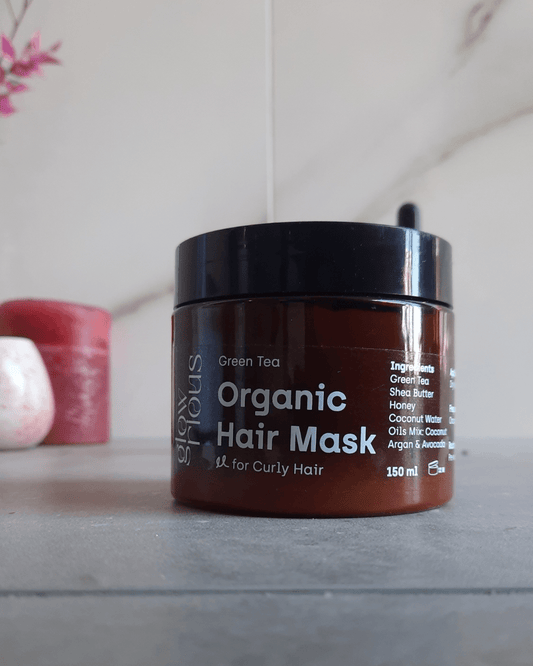 Invest in our Curly Hair Organic Hair Mask - Lebanon - Glowrious