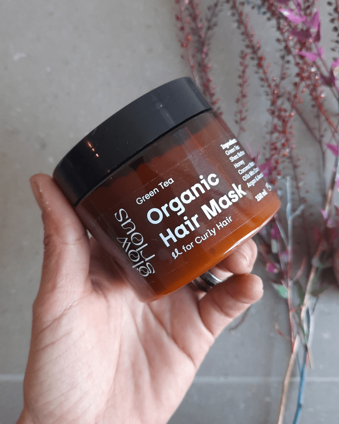 Invest in our Curly Hair Organic Hair Mask - Lebanon - Glowrious