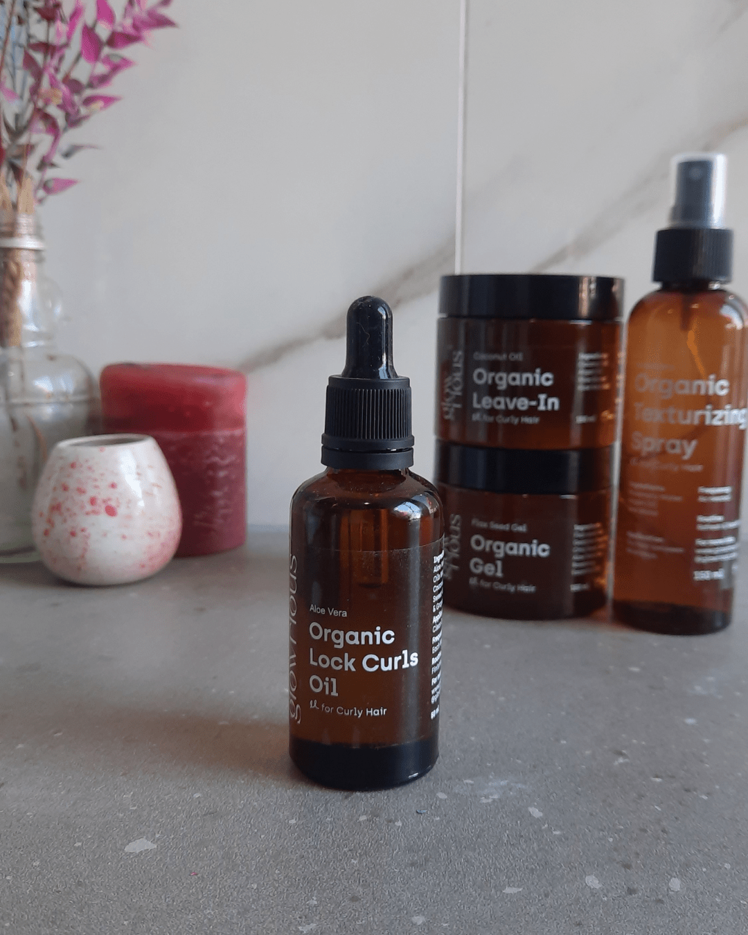 Invest in our Curly Hair Organic Lock Curls Oil - Lebanon - Glowrious