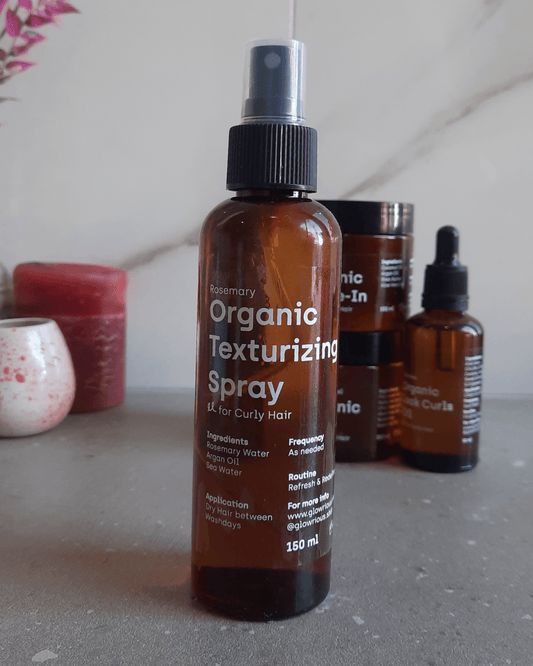 Invest in our Curly Hair Organic Texturizing Spray - Lebanon - Glowrious