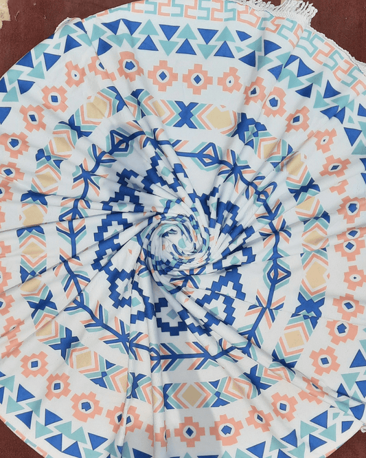 Invest in our Mandala Beach Towels - Round Edition - Lebanon - Glowrious