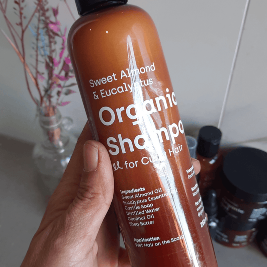 Eucalyptus and Our Curly Hair Organic Shampoo - Glowrious