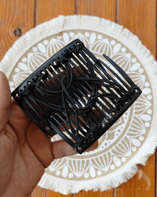 Invest in our Beaded Hair Comb Pair • Effortless Edge • Curly Hair Accessories - Lebanon - Glowrious