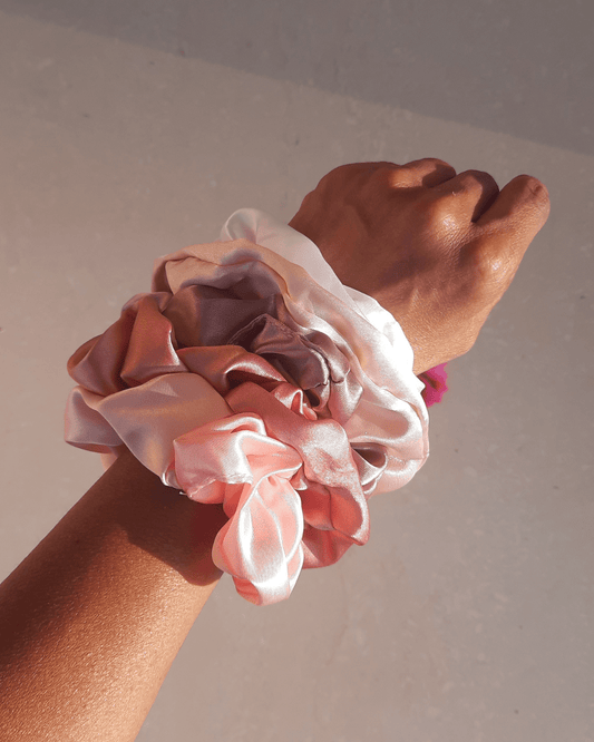 Invest in our Pastel Dreams Satin Scrunchies - Lebanon - Glowrious