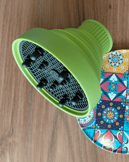 Invest in our Pop - Up Silicone Diffuser • Zero - Damage Drying • Color Ed. - Lebanon - Glowrious