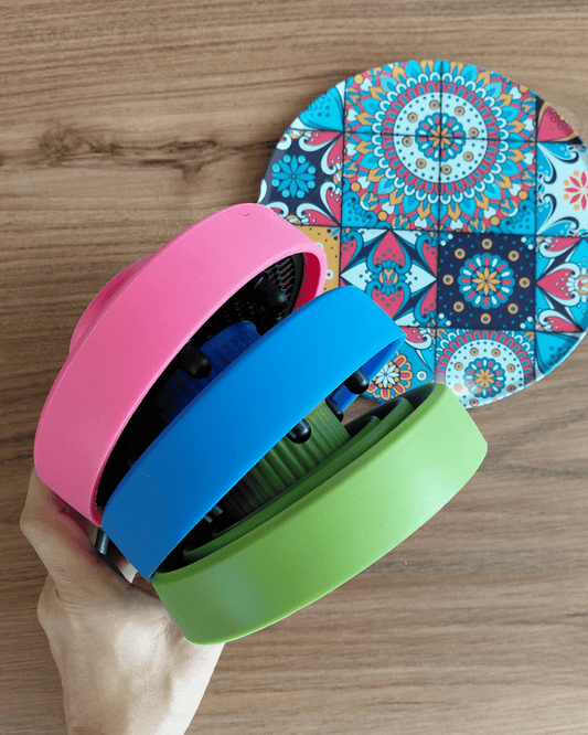 Invest in our Pop - Up Silicone Diffuser • Zero - Damage Drying • Color Ed. - Lebanon - Glowrious