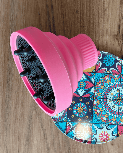 Invest in our Pop - Up Silicone Diffuser • Zero - Damage Drying • Color Ed. - Lebanon - Glowrious